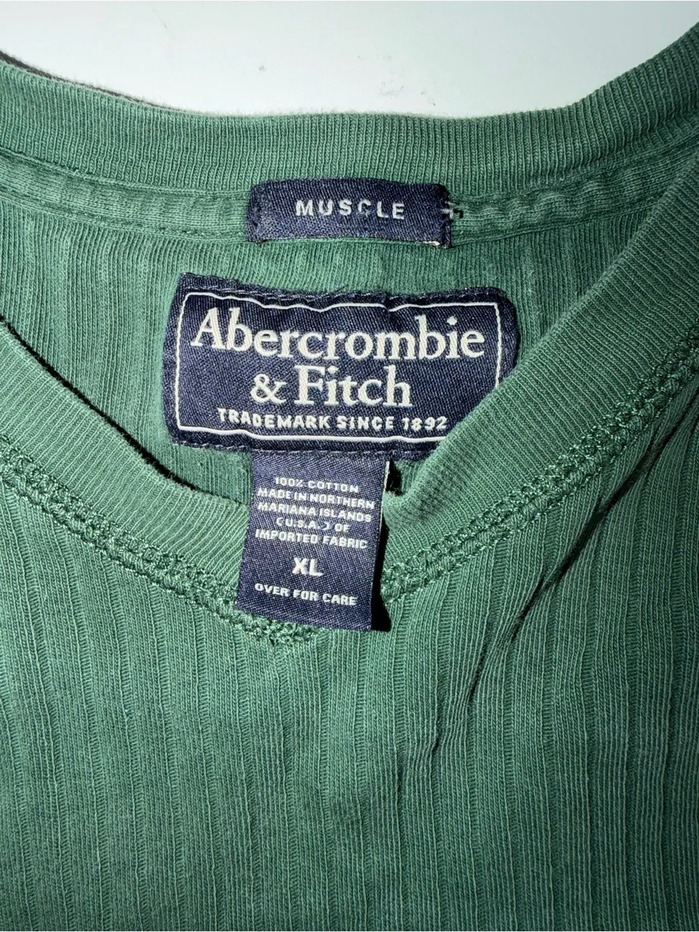 Vintage Abercrombie & Fitch Ribbed Knit Long Sleeve